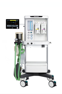 X30 Anesthesia Workstation with 4 tube flowmeter, peep valve, N2O+O2, white color, one drawer, two vapoirzer