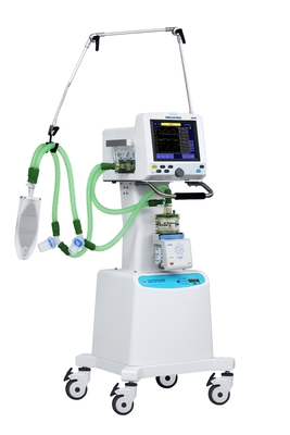 10.4'' TFT display Siriusmed Ventilator with Air compressor Suitable For Infants And Adults, graphical display