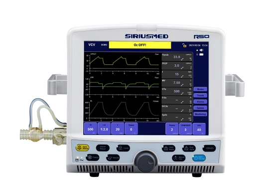 12&quot; TFT Display Siriusmed Ventilator For Adults Pediatrics And Infants