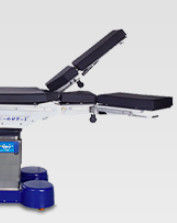 Purple Horn Surgical Operating Table , Metal Operation Theater Bed T shaped Base