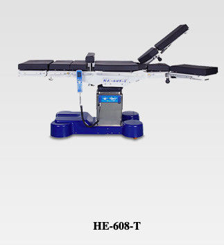 Purple Horn Surgical Operating Table , Metal Operation Theater Bed T shaped Base