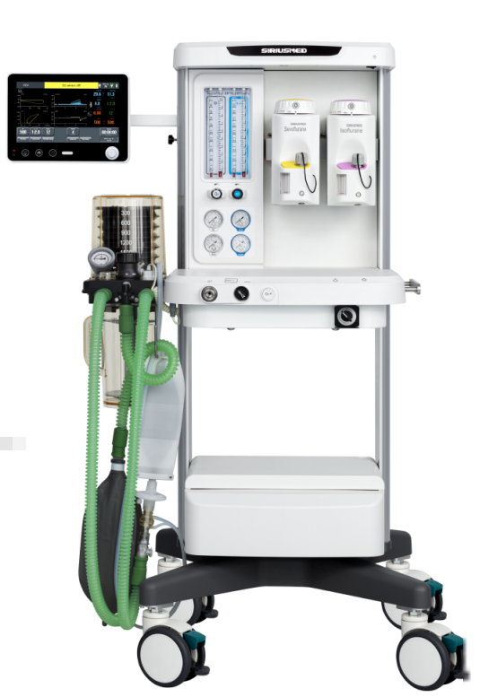 10.2" Tft Screen Veterinary Gas Anesthesia Machine X30 0