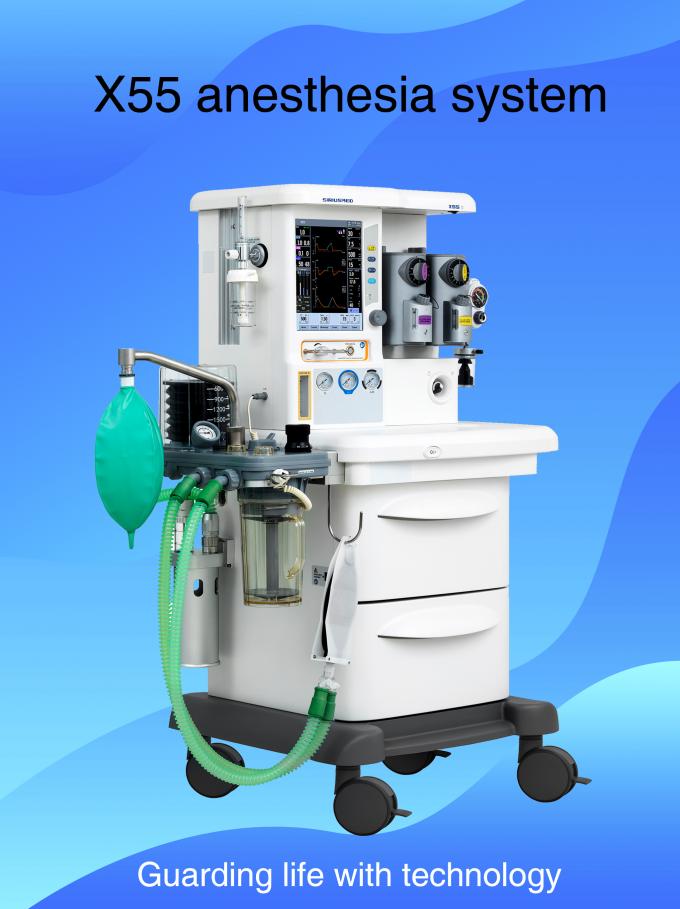 X55 siriusmed anesthesia machine good quality touchscreen ventilator 0